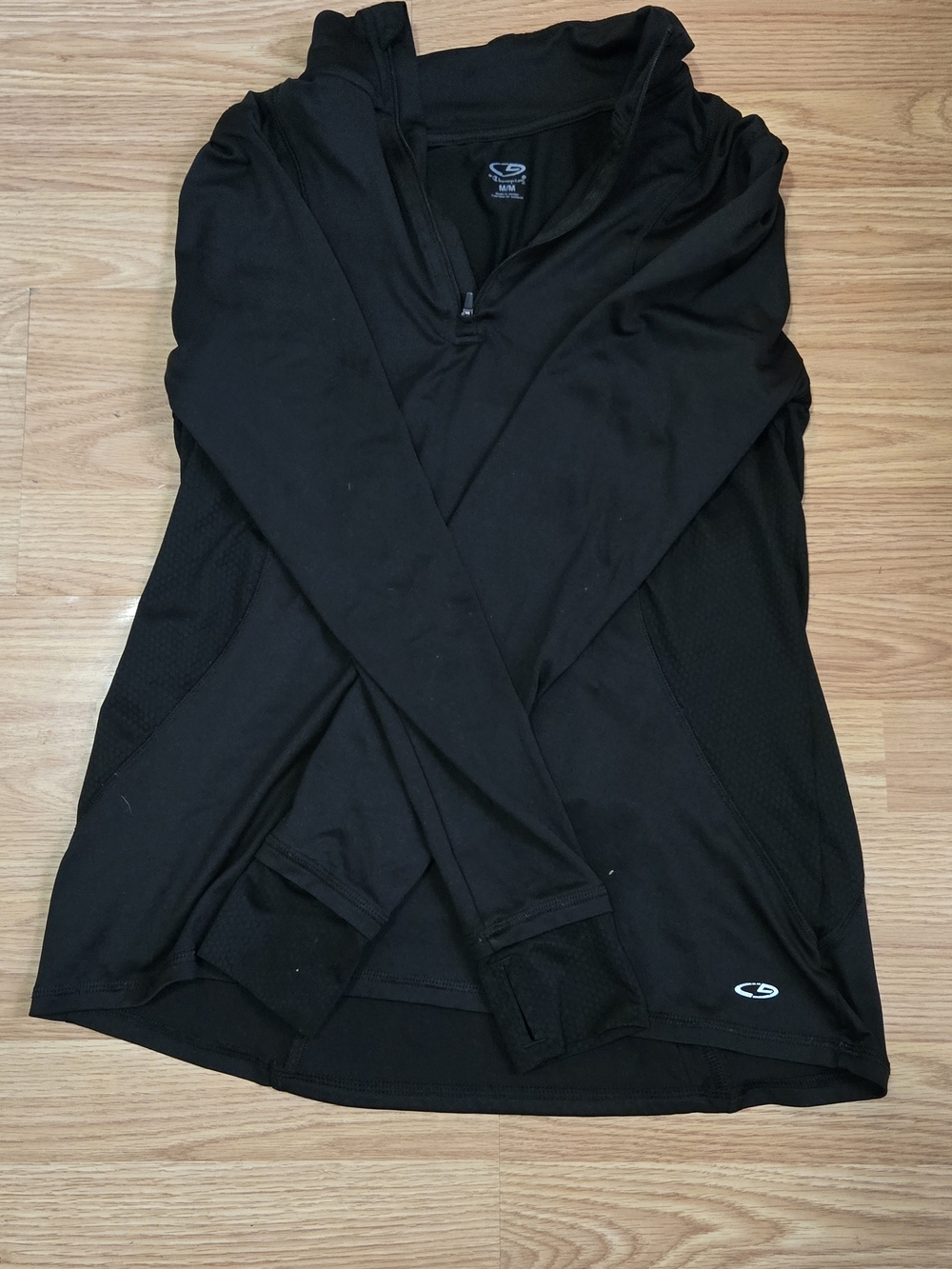C9 by Champion Black Men's Quarter-Zip Performance Jacket